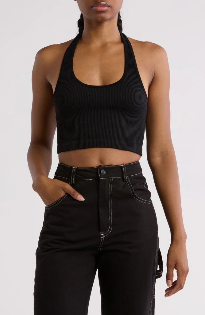 PacSun Seamless Scoop Halter Top 1