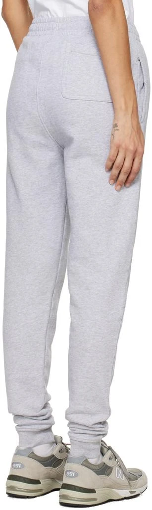 Maison Kitsune Gray Fox Head Sweatpants 3