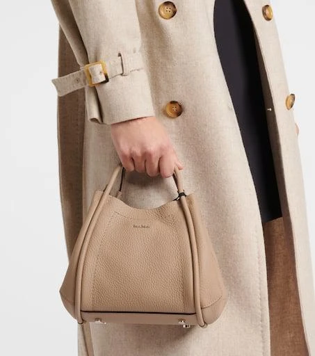 Max Mara Marin Mini leather tote bag 7
