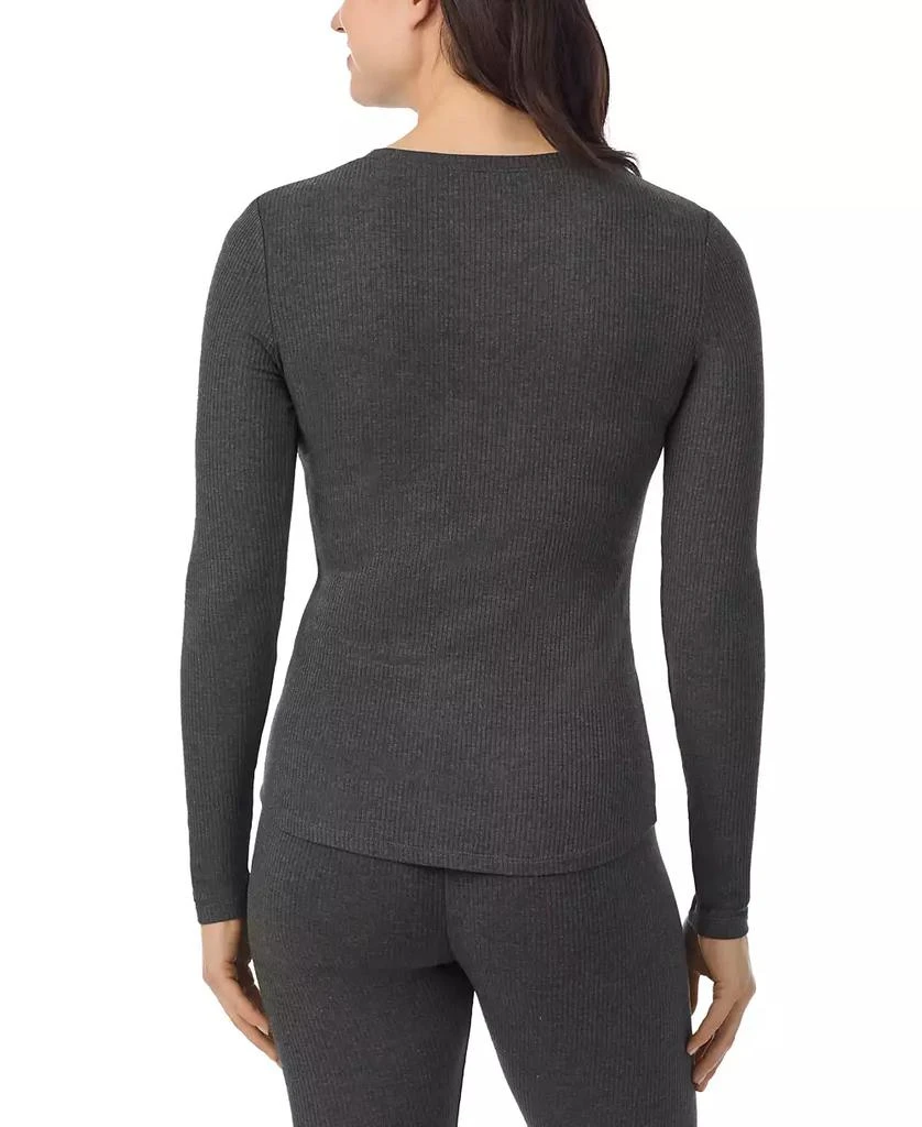 Cuddl Duds Women's Ribbed Crewneck Long-Sleeve Top 2