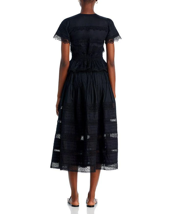 Waimari Camila Tiered Lace Midi Skirt 5