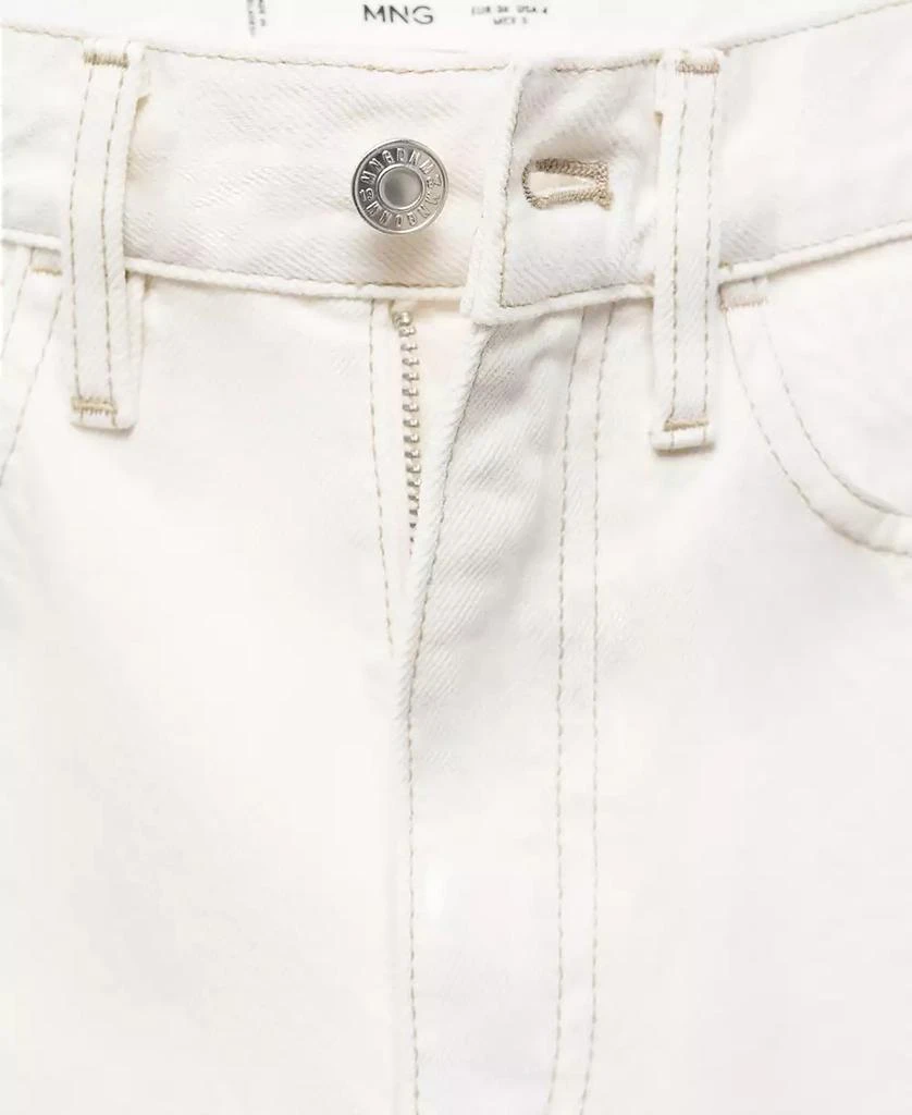 Mango Women's Mid-Rise Straight Jeans 4