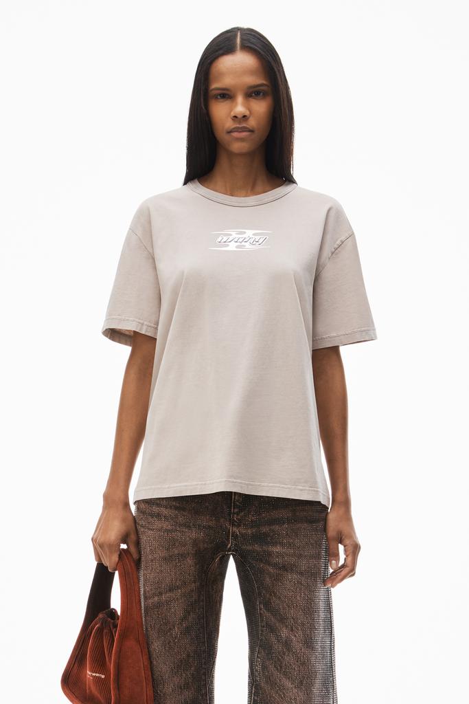 Alexander Wang marathon tee in compact jersey L - Free