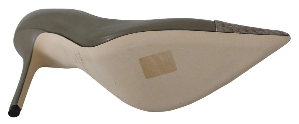 Jimmy Choo Jimmy Choo Pebble Green Leather Amika Pumps 6