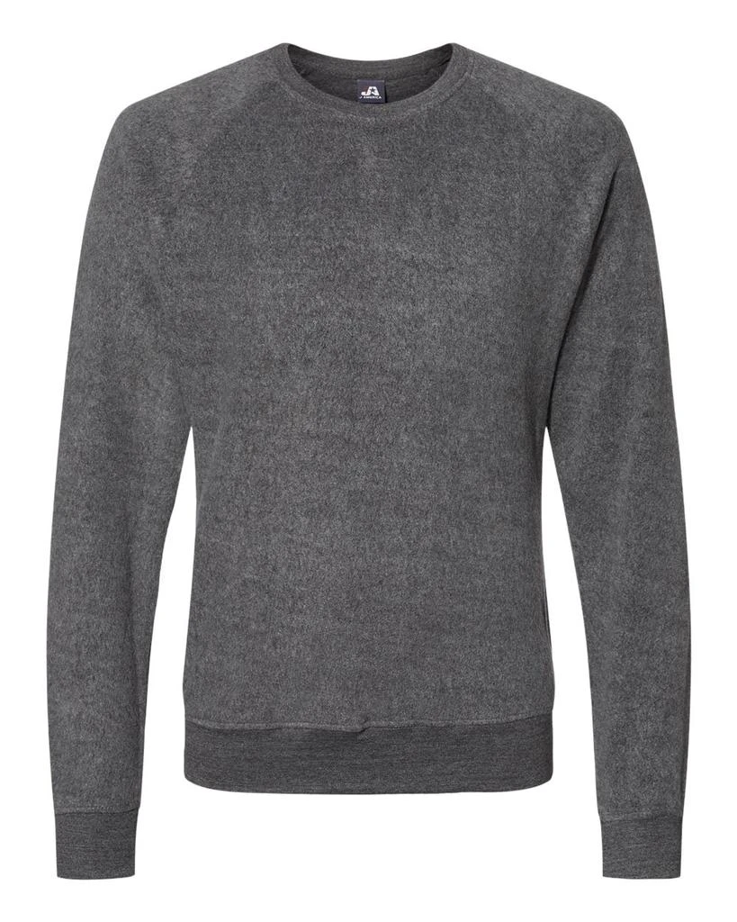 J America Men's Flip Side Fleece Crewneck Sweatshirt 1