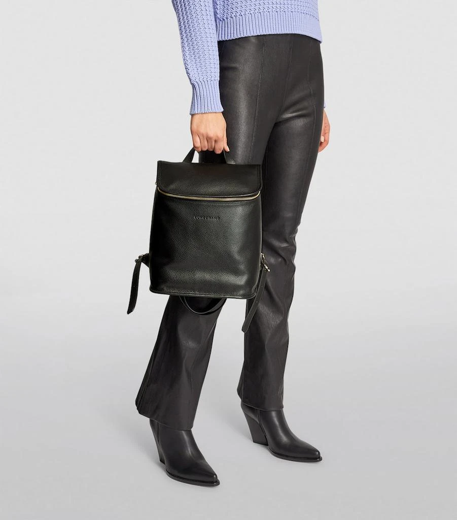 Longchamp Leather Le Foulonné Backpack 4