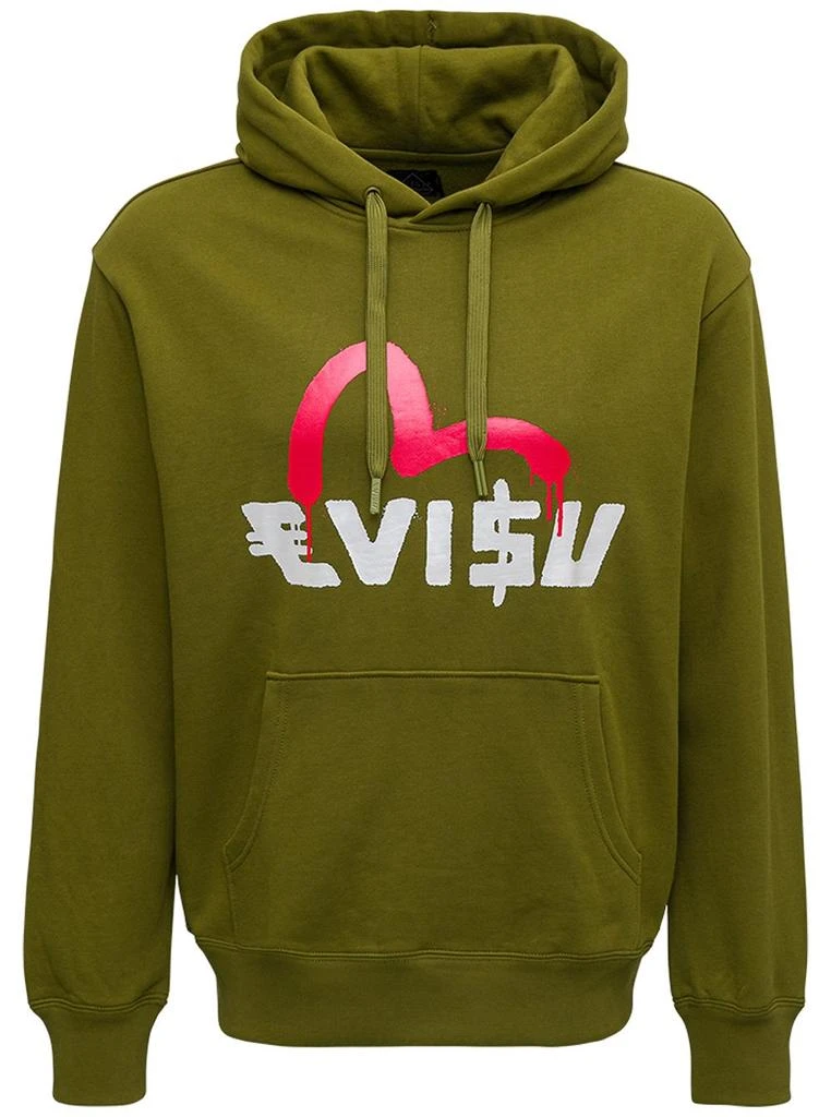 Evisu Evisu X Sfera Ebbast Logo Print Drawstring Hoodie 1