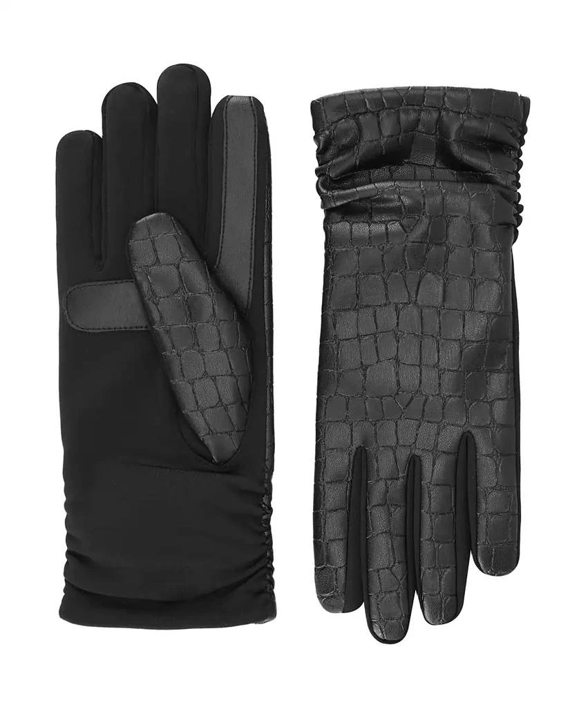 Isotoner Signature Women's Leather Gloves 1