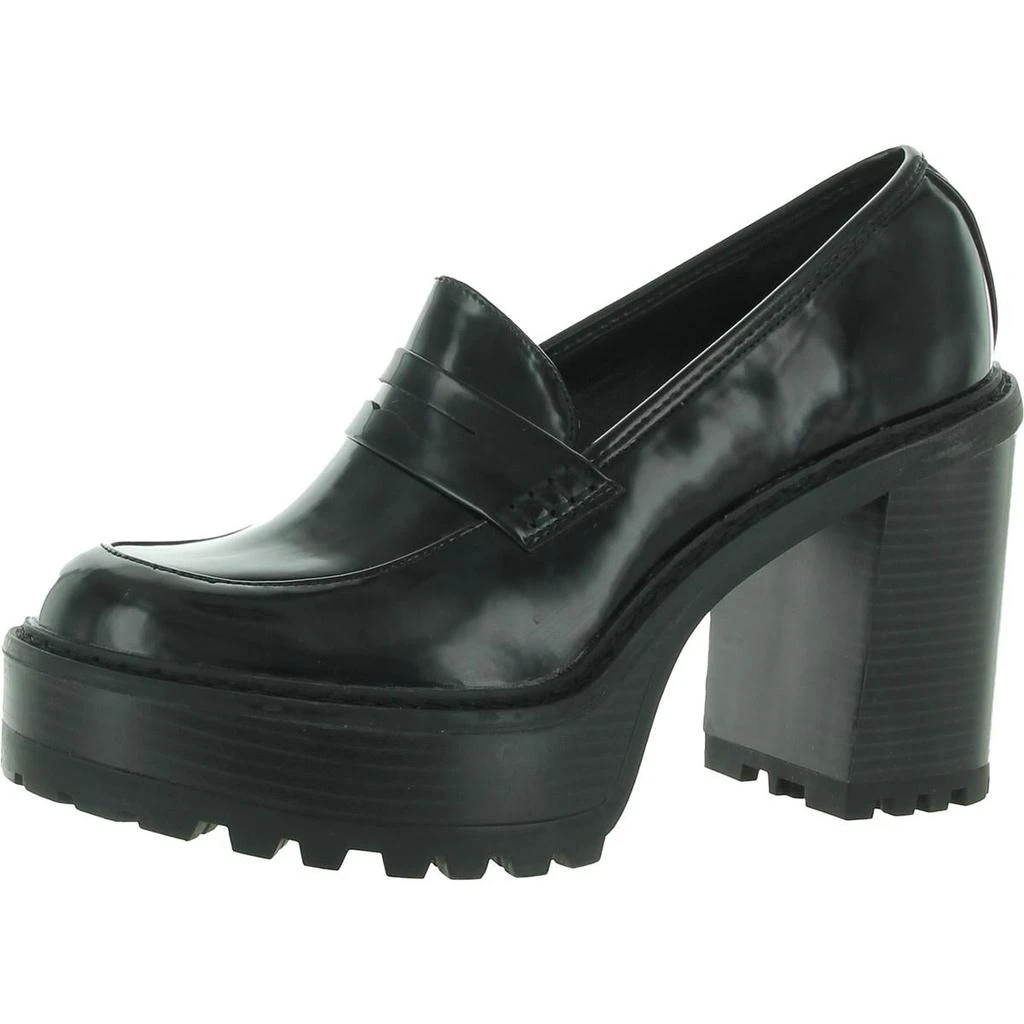 Steve Madden Kimberley Womens Patent Penny Loafer Shooties 1
