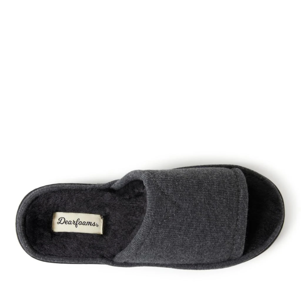 Dear Foams Womens Demi Rib Knit Slide 5