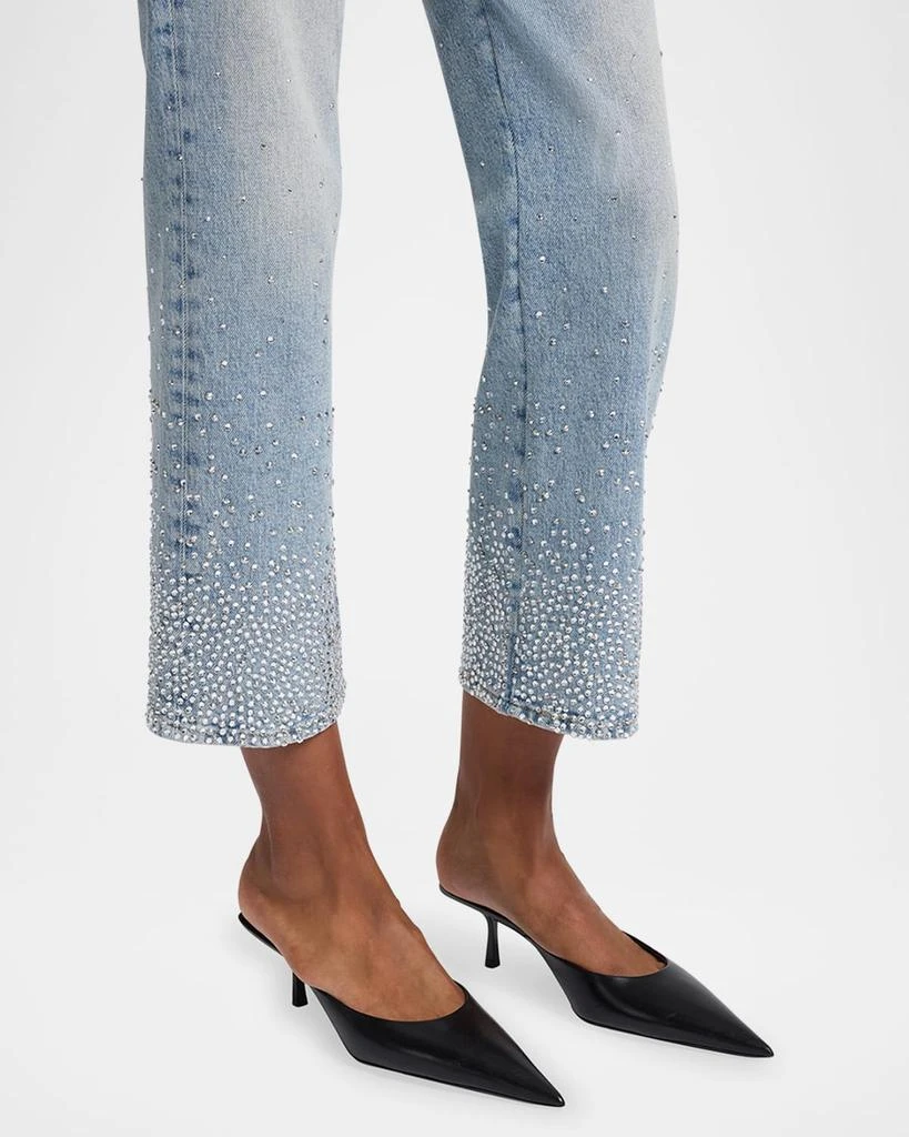 7 For All Mankind Logan Embellished Stovepipe Jeans 4