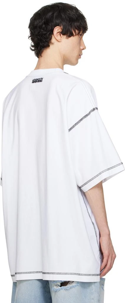 Vetements White Inside Out T-Shirt 3