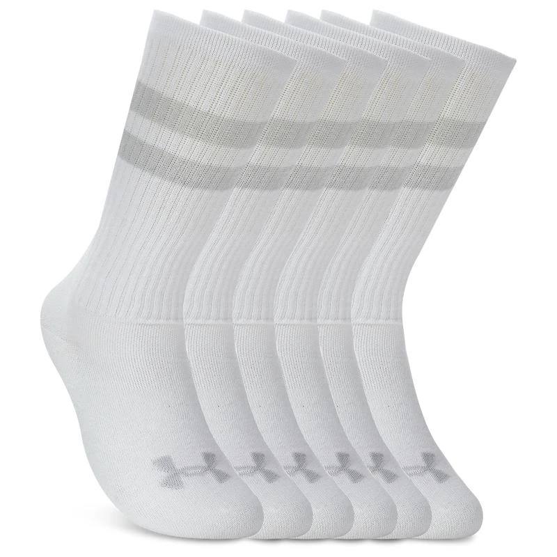 Under Armour Under Armour Essential 6 Pack Crew Socks - Men's 1