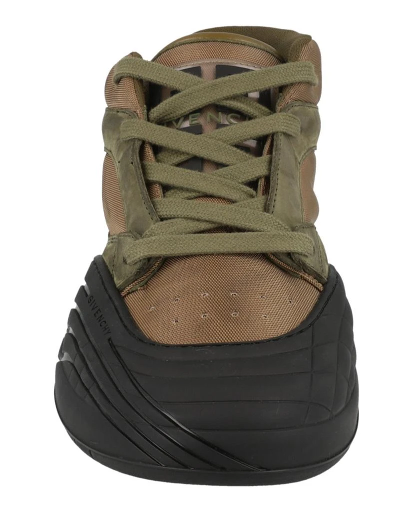 Givenchy Suede Trimmed Mid-Top Sneakers 4