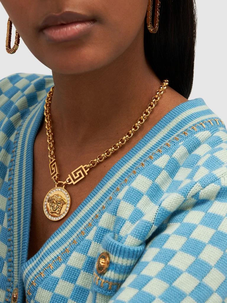 Versace Icon Medusa Crystal Necklace 1