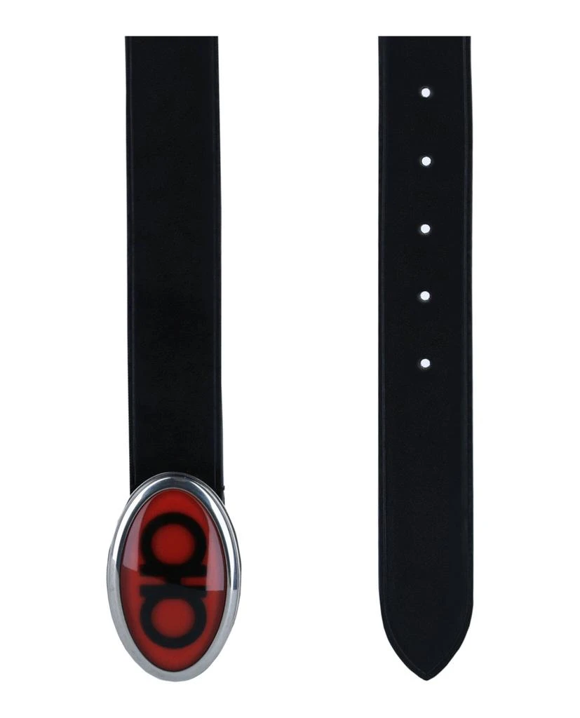 Salvatore Ferragamo Pebbled Buckle Belt 2