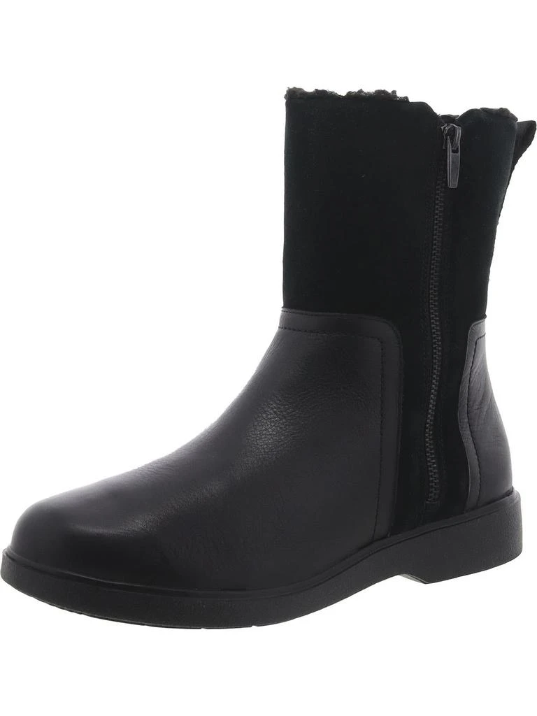 Unstructured by Clarks Un Elda Mid Womens Leather Zip Up Ankle Boots 1