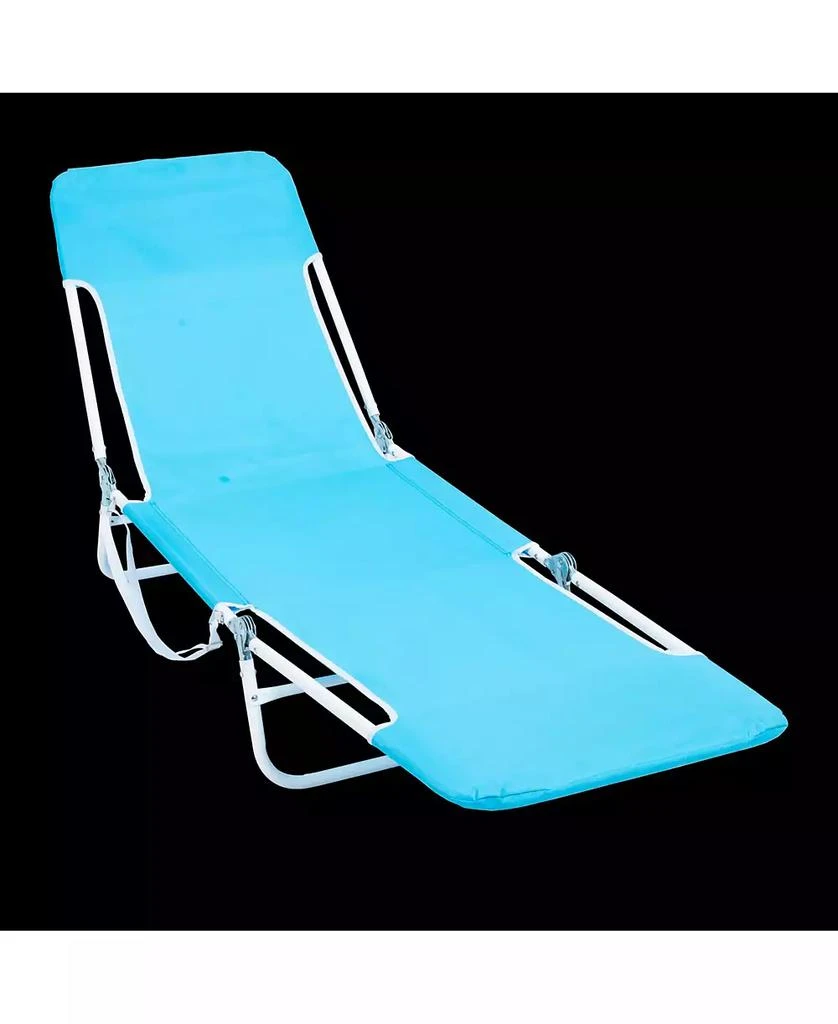 Rio Beach 2 x 3 x 3 ft Stripe Folding Beach Lounger
