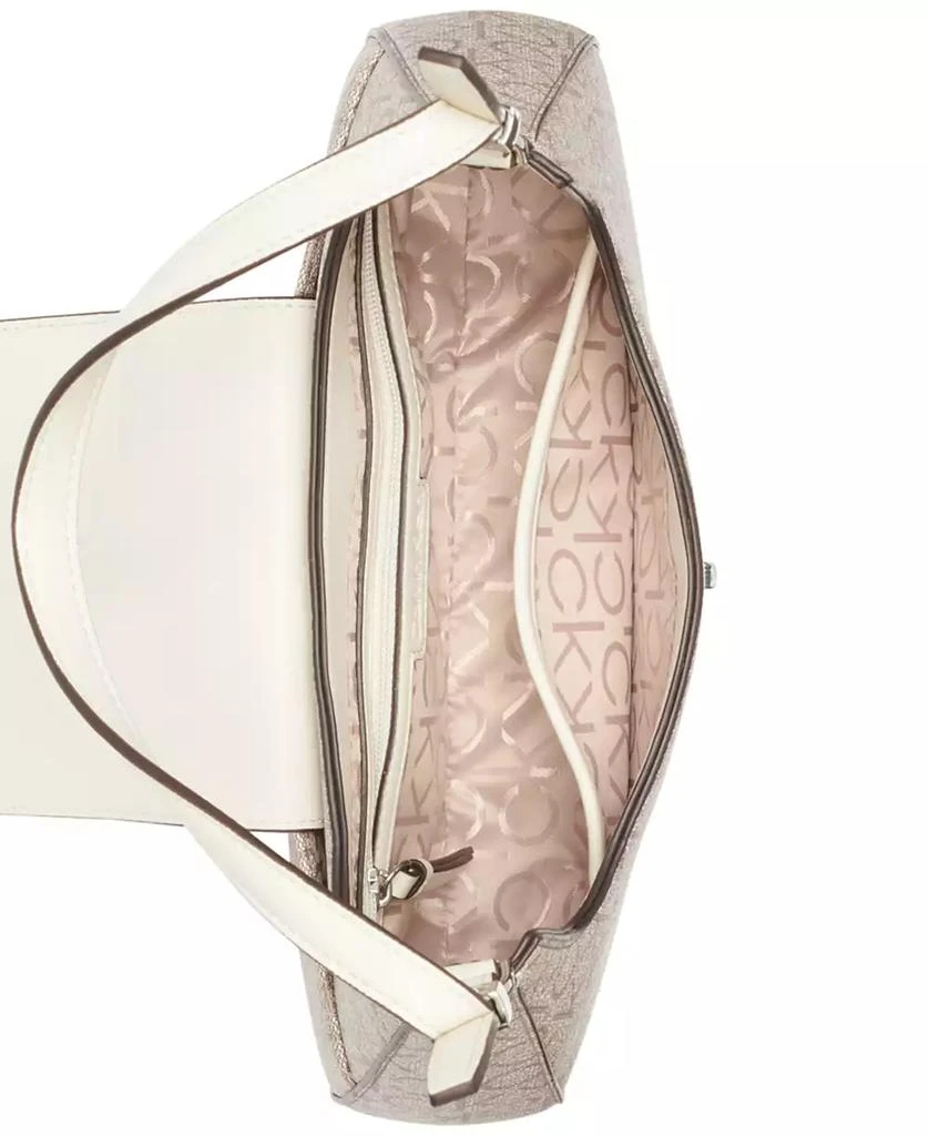 Calvin Klein Becky Signature Turnlock Shoulder Bag 4