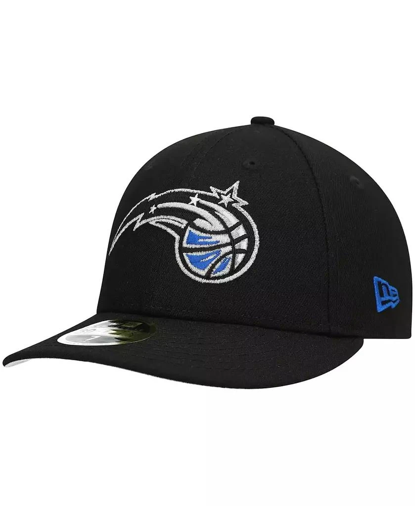 New Era Men's Black Orlando Magic Team Low Profile 59FIFTY Fitted Hat 1
