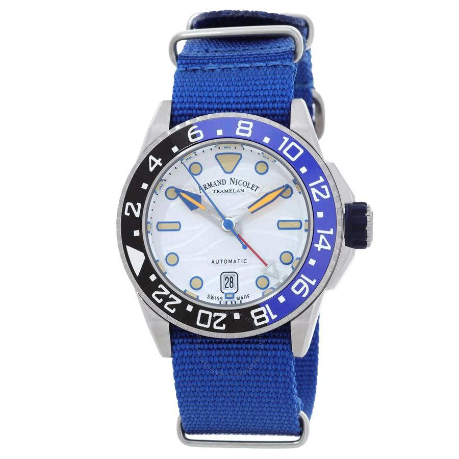 Armand Nicolet JSH GMT Automatic Silver Dial Men's Watch A487RGU-AU-BN22481AAUU 1