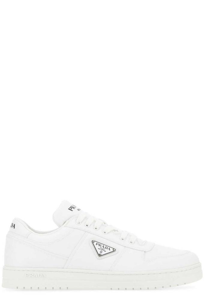 Prada Hemp sneakers スニーカー Prada triangle-logo Hemp Sneakers | Neutrals | FARFETCH