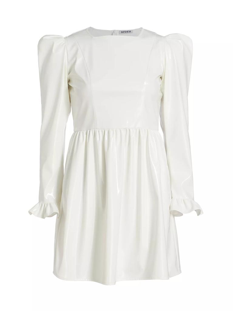 Batsheva Puff-Sleeve Prairie Minidress