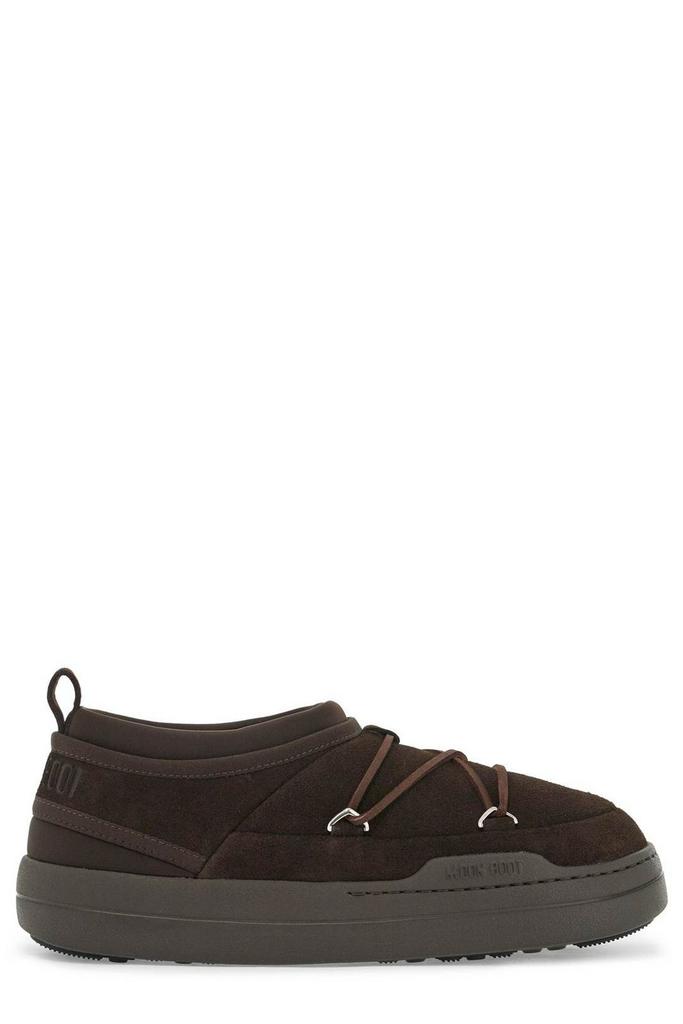 スニーカー MOON BOOT Brown suede MB Park Icon slip ons (2470110 M010) Moon Boot BROWN SUEDE MB PARK ICON SLIP ONS - Casual Shoes