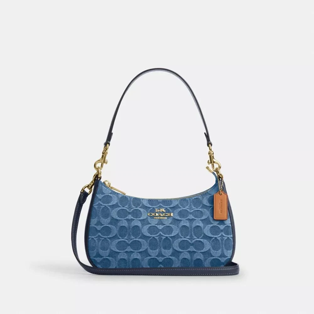 Coach Teri Shoulder Bag In Signature Denim