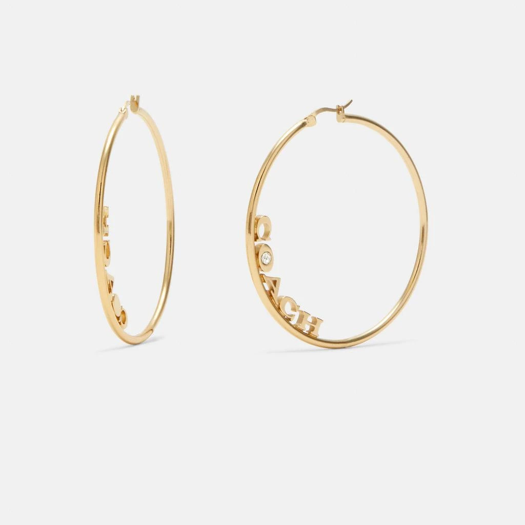 Coach Coach Medium Hoop Earrings 1