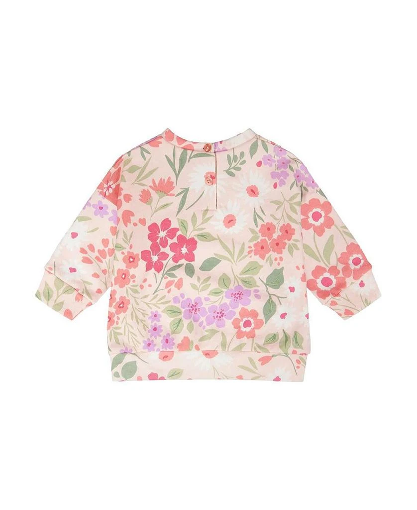 Deux par Deux Girls
 French Terry Printed Flowers Sweatshirt - Baby 4