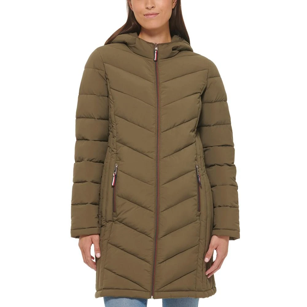 Tommy Hilfiger Women's Hooded Packable Puffer Coat 4