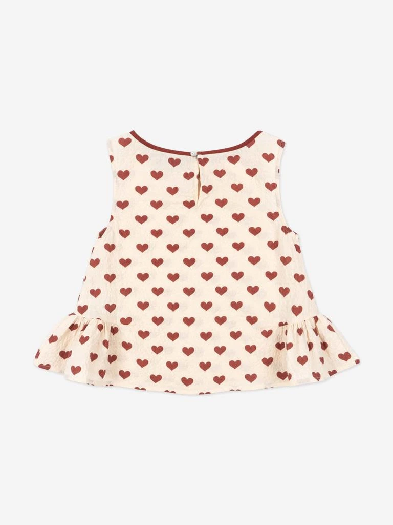 Konges Slojd Girls Ava Sleeveless Top in Ivory 2
