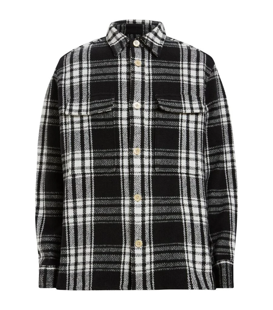 ALL SAINTS Cotton Check Imber Shirt 1