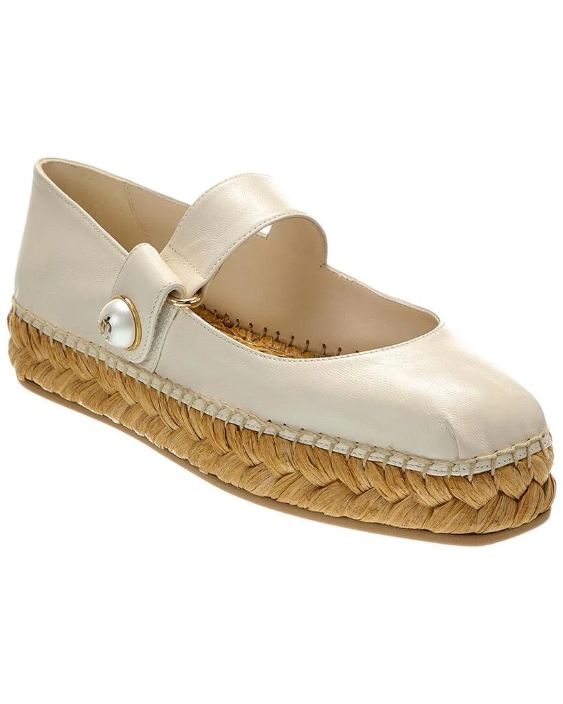 Jimmy Choo Fayence Leather Espadrille 1