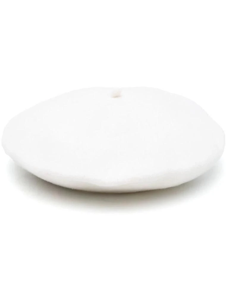 MAISON MARGIELA Maison Margiela Four-Stitch Wool Beret 1