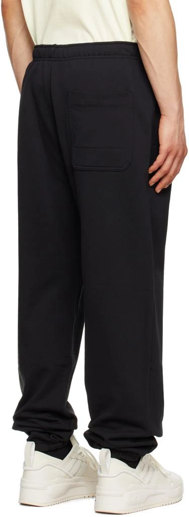 Y-3 Black Relaxed-Fit Sweatpants 3
