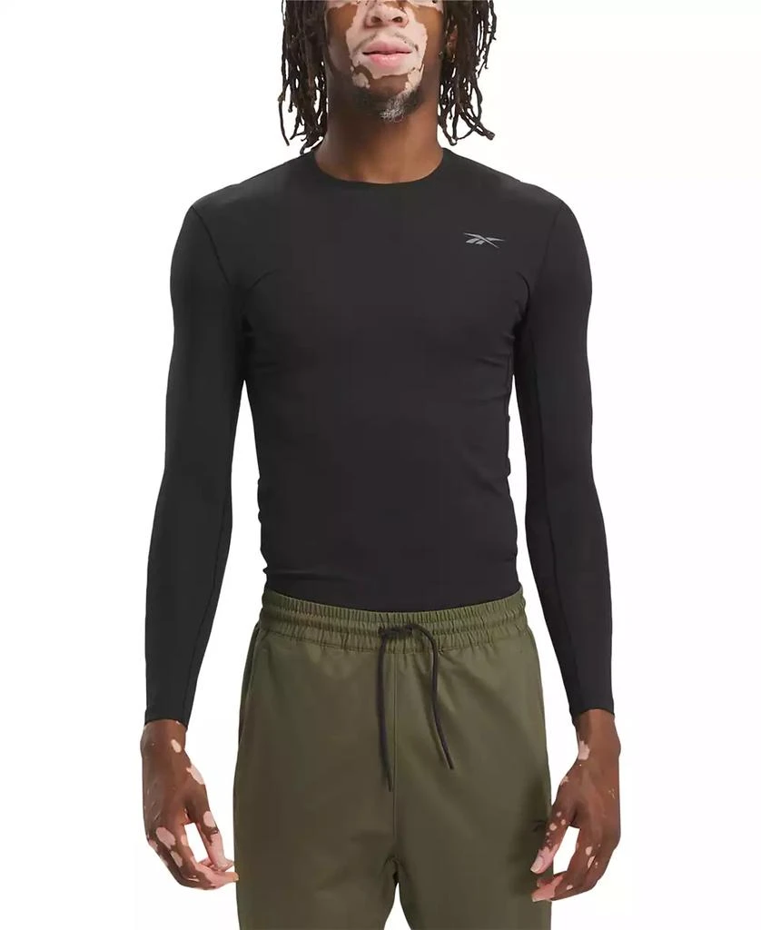 Reebok Men's Compression Long Sleeve Training Performance T-Shirt 1