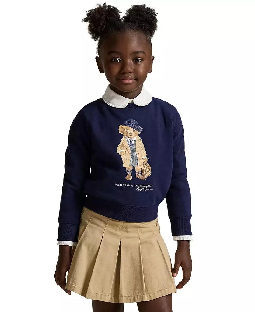 Ralph Lauren Girls
 2T-6X Crewneck Boxy Sweatshirt