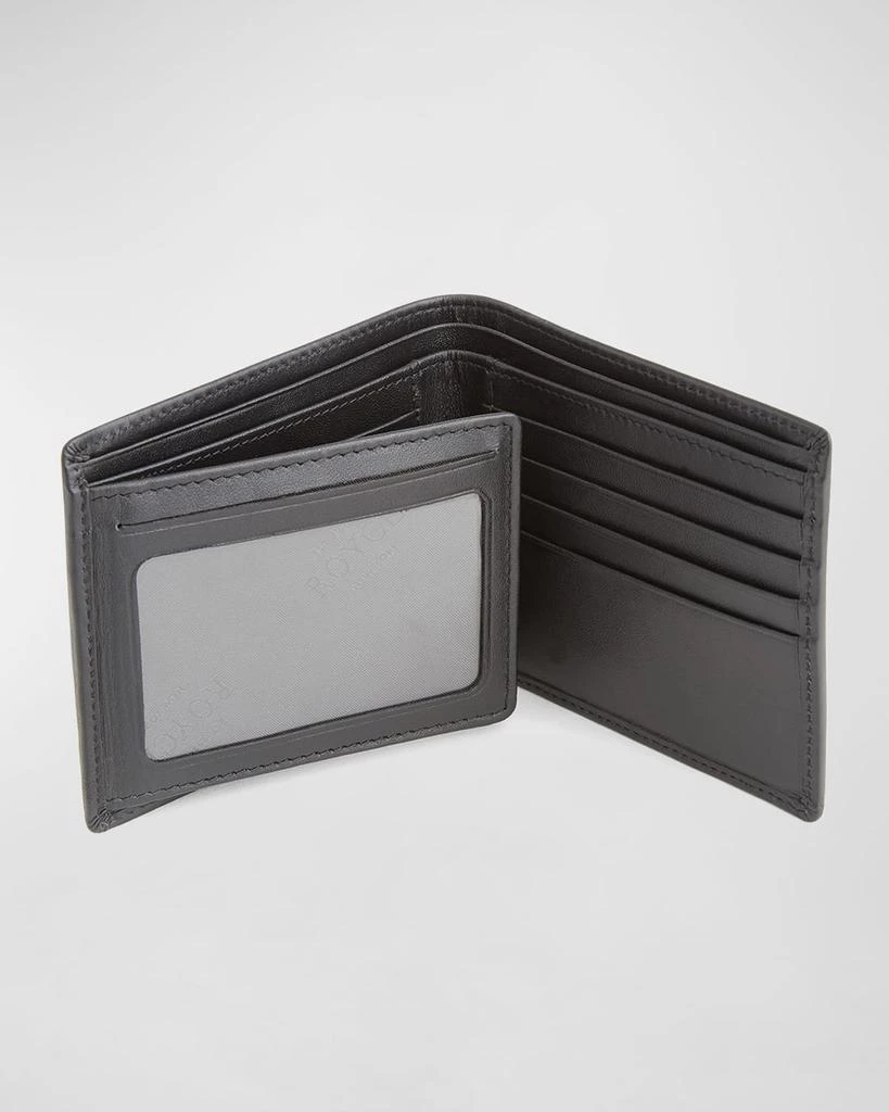 ROYCE New York Personalized Leather RFID Blocking Trifold Wallet 2