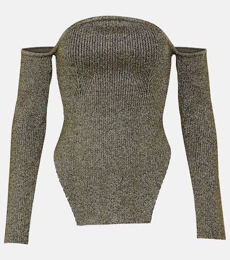 Khaite Maria off-shoulder top 1