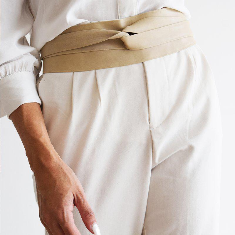 ADA Collection Classic Wrap Belt Latte