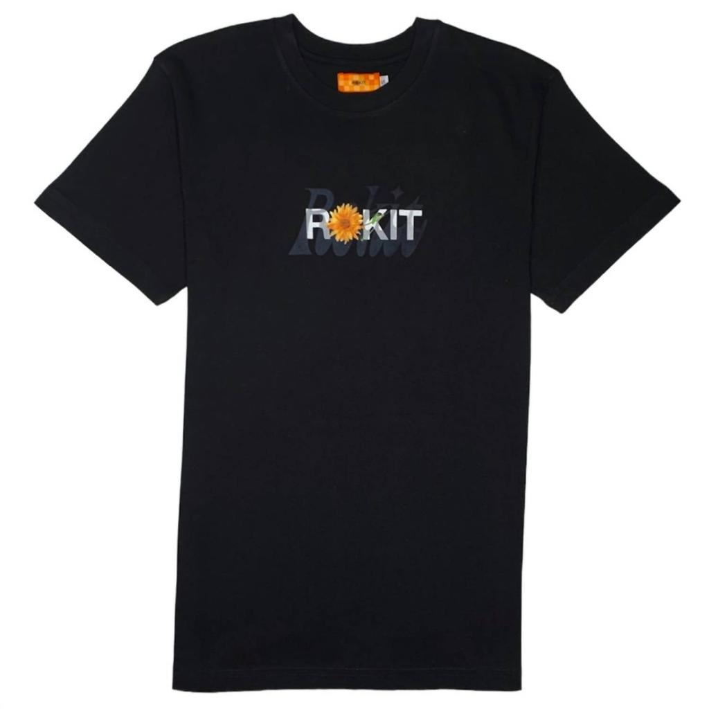 ROKIT Men's Floral T-Shirt In Black