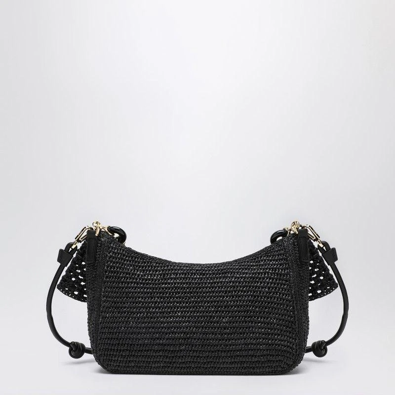 Loewe MEDIUM OLA BAG IN BLACK RAFFIA 2