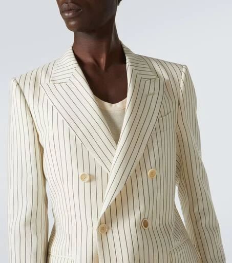 Tom Ford Dyllan pinstripe wool and silk blazer 6