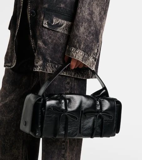 Acne Studios Bow-detail leather tote bag 2