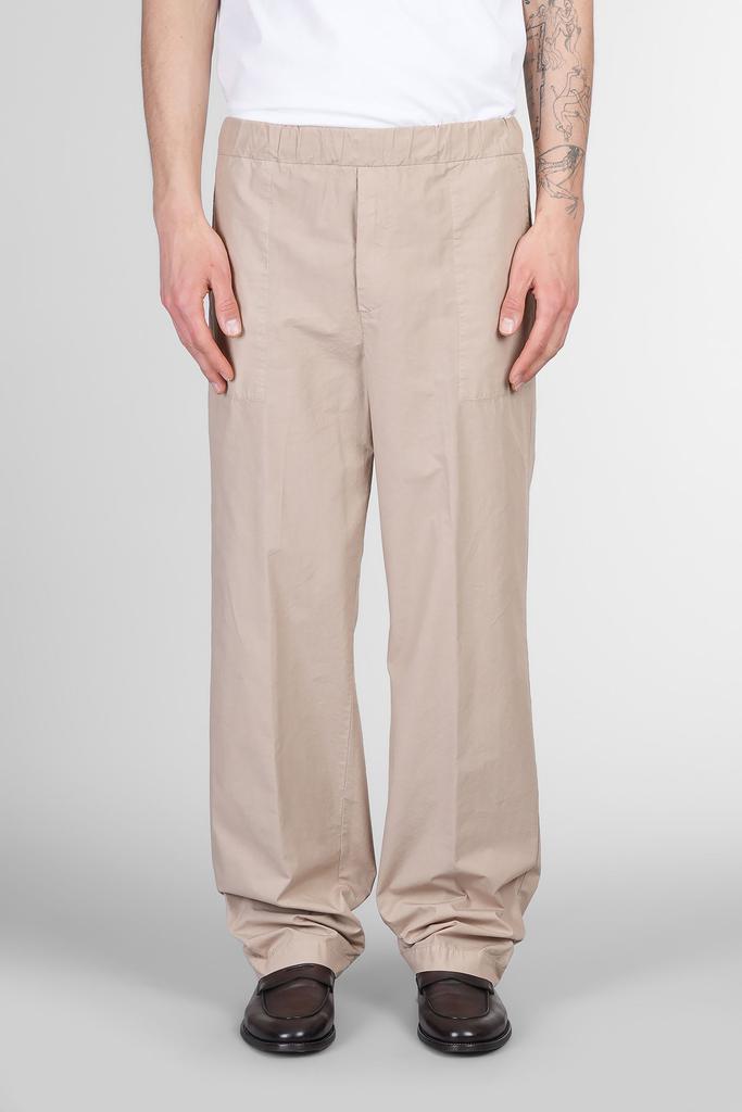 MAURO GRIFONI Pants In Beige Cotton