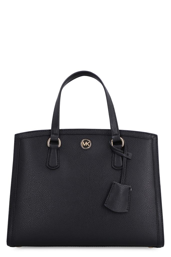 トートバッグ Michael Kors SS24 BORSA CHANTAL SMALL (32R3G7CC0T_001BLACK) Michael Kors Charlotte Large Signature Logo and Leather Top