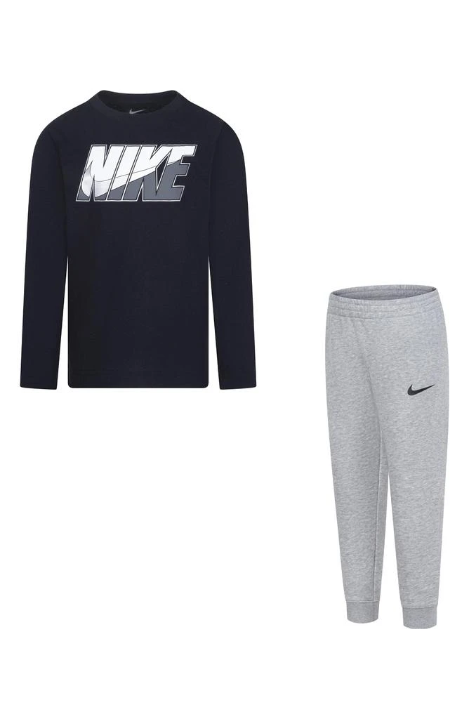 NIKE Kids' Futura Block Logo Fleece Set 1