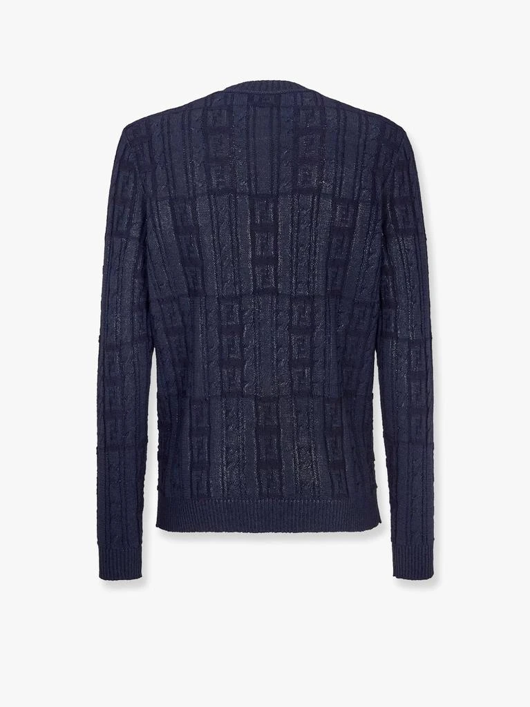 Fendi Braided wool sweater with ff details 6